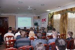 Все с удовольствием и вниманием слушают докладчика Глеба Полякова